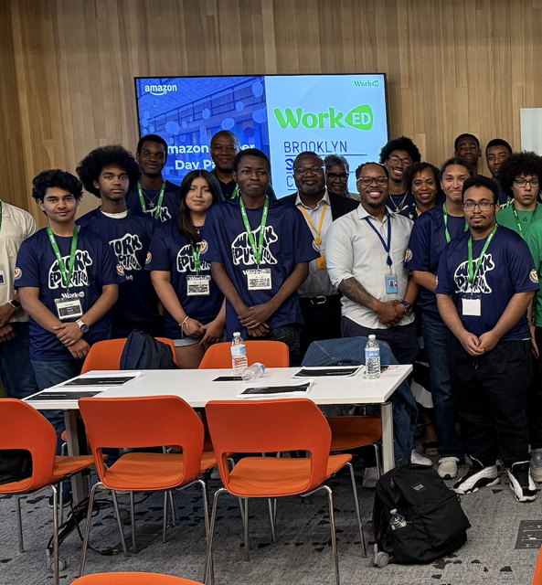 Student receiving certificate